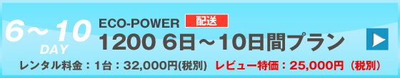 ECOPOWER-1200　10日間