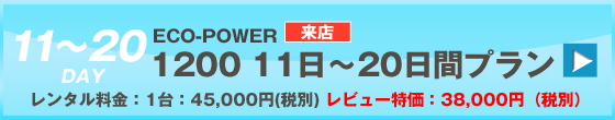 ECOPOWER-1200　20日間