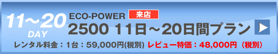 ECOPOWER-6400　20日間