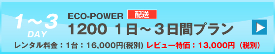 ECOPOWER-1200　3日間