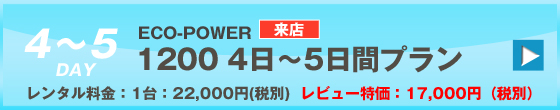 ECOPOWER-1200　5日間