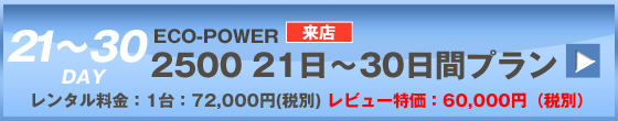 ECOPOWER-6400　30日間